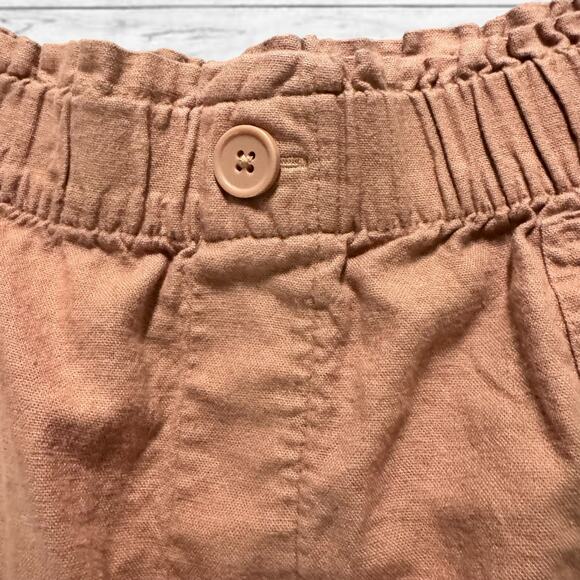 44. LOFT Factory Linen Blend Shorts Size Large GUC - Picture 5 of 7